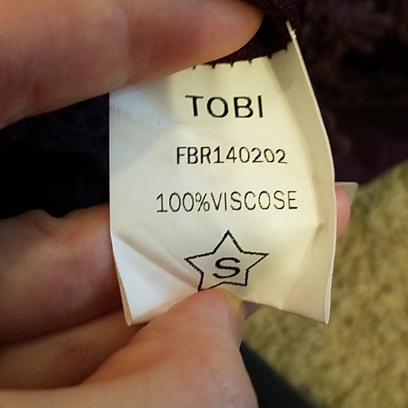 Tobi Plum and lace romper - Picture 7 of 7